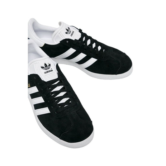Adidas Schwarzer Ledersneaker