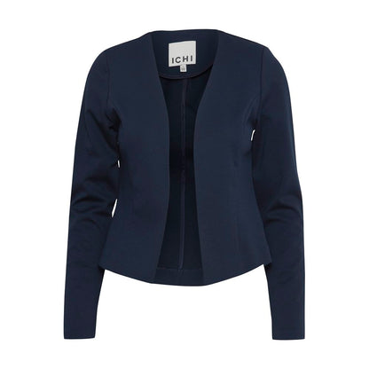 ICHI Blauer Polyester-Blazer