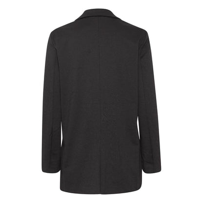 ICHI – Schwarzer Blazer aus recyceltem Polyester