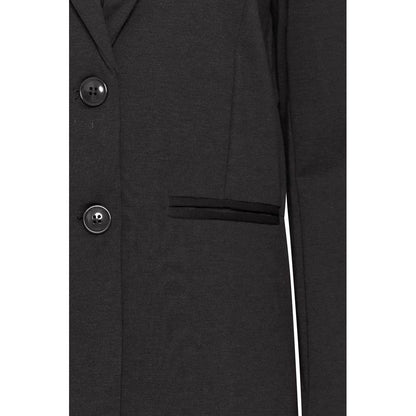 ICHI – Schwarzer Blazer aus recyceltem Polyester
