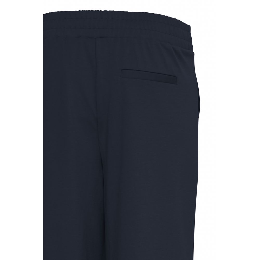 ICHI – Blaue Hose aus recyceltem Polyurethan