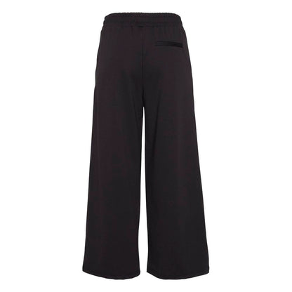 ICHI Schwarze Hose aus recyceltem Polyester