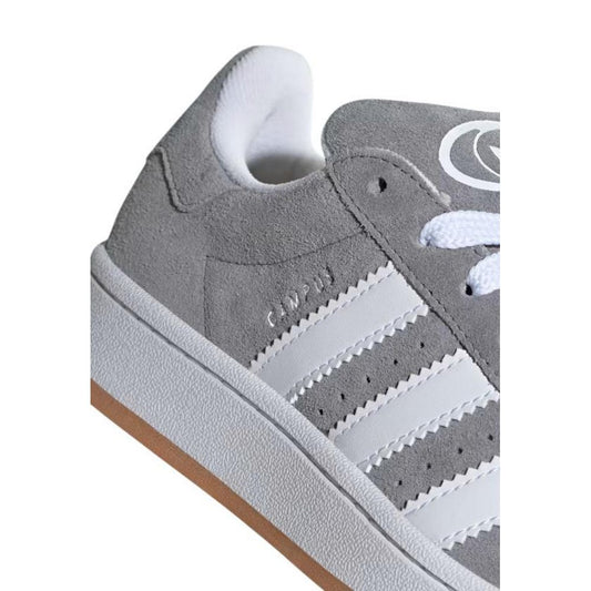 Adidas Graue Ledersneaker
