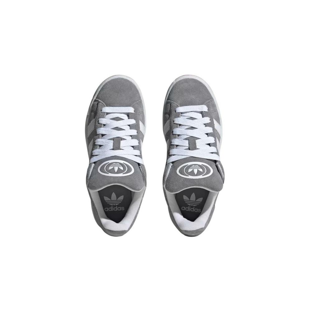 Adidas Graue Ledersneaker