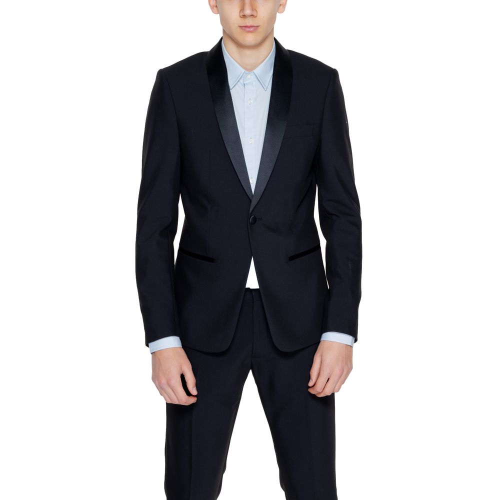 Antony Morato Schwarzer Polyester-Blazer