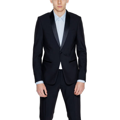 Antony Morato Schwarzer Polyester-Blazer