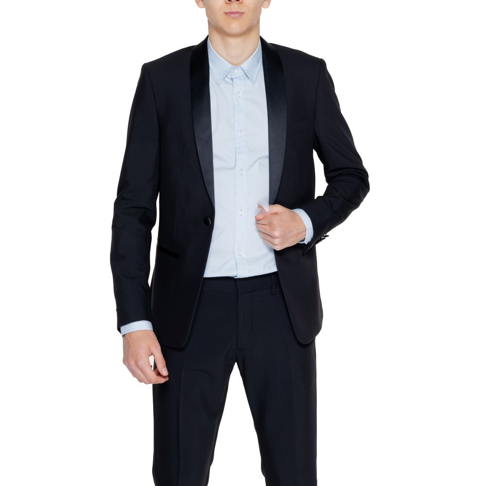 Antony Morato Schwarzer Polyester-Blazer
