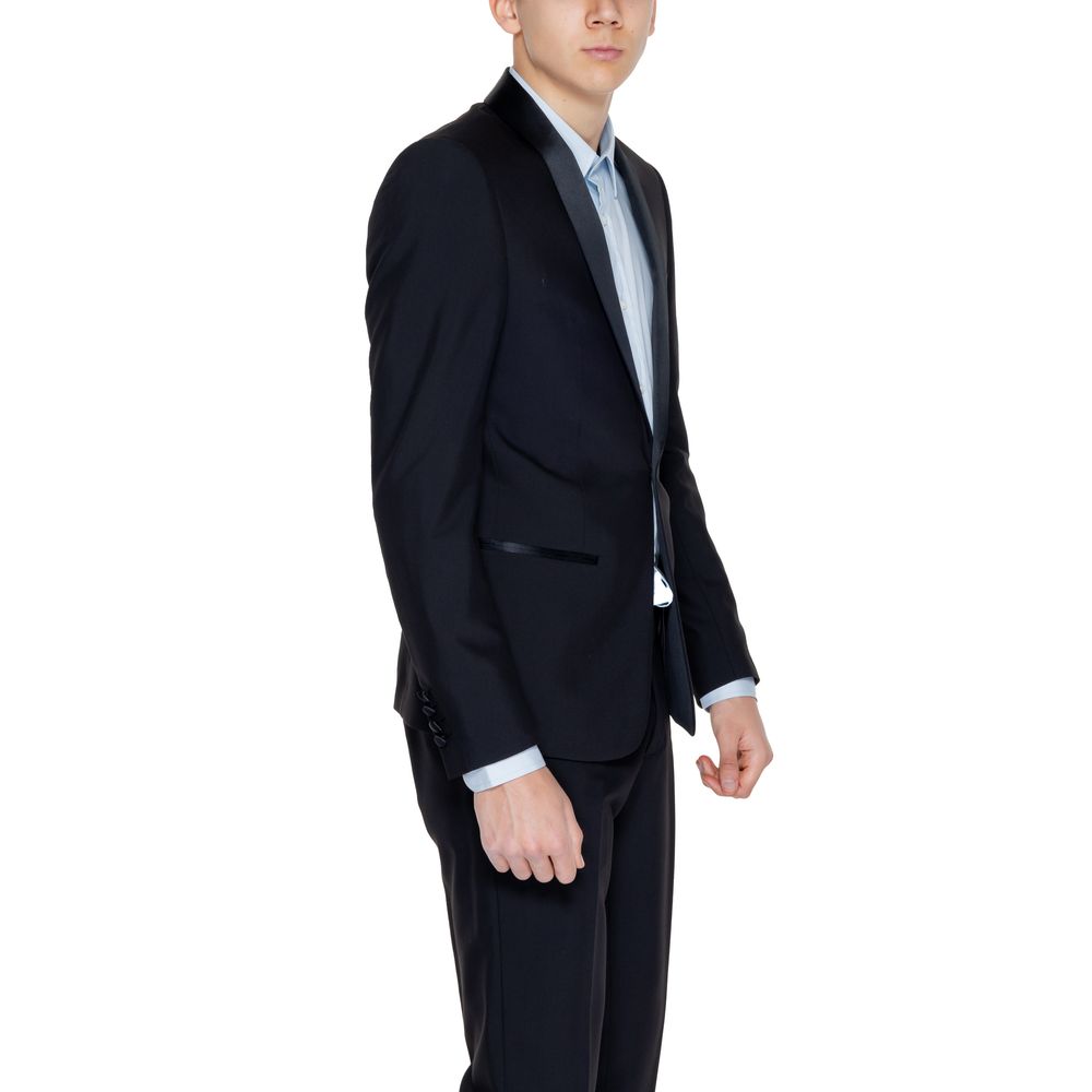 Antony Morato Schwarzer Polyester-Blazer