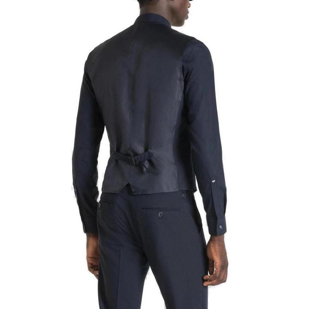 Antony Morato Blaue Polyesterweste