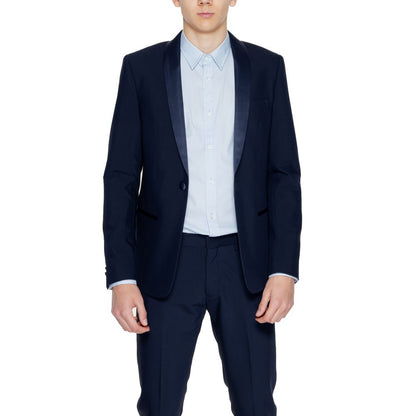 Antony Morato Blauer Polyester-Blazer