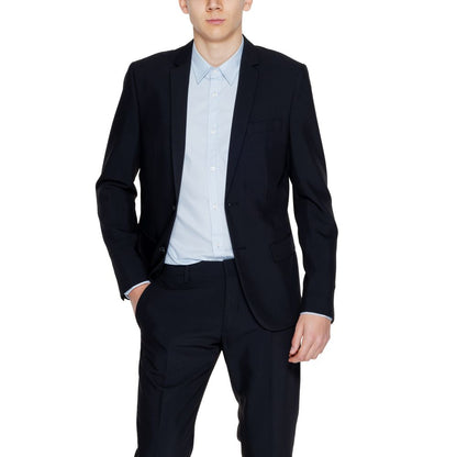 Antony Morato Schwarzer Polyester-Blazer