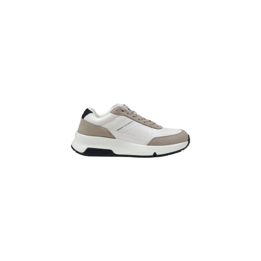 Armani Exchange Beige Polyester Sneaker