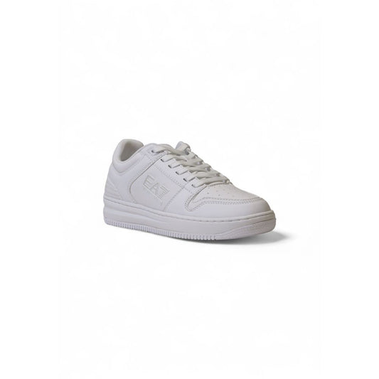 EA7 Emporio Armani – Weiße Polyester-Sneaker