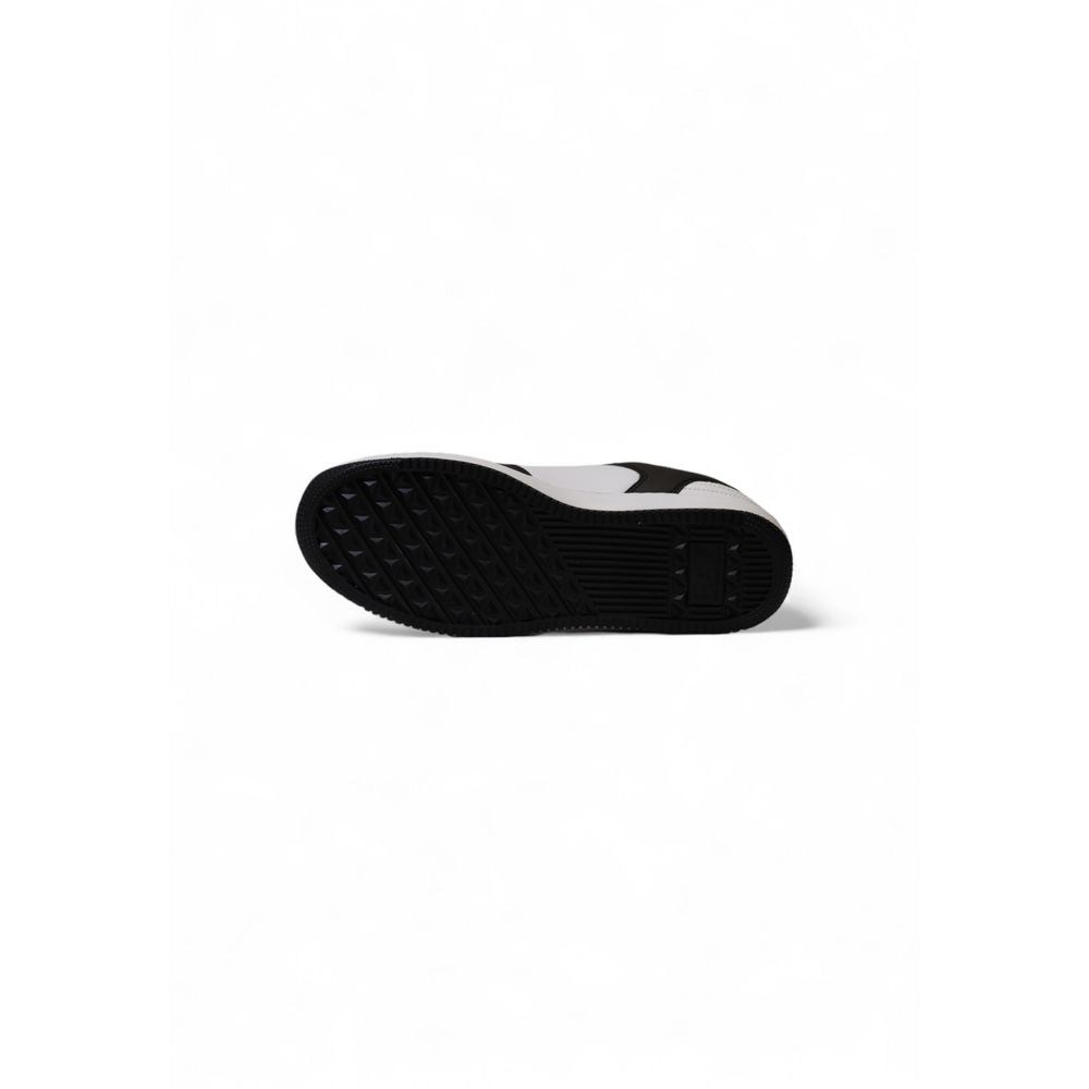 EA7 Emporio Armani – Schwarz-weißer Polyester-Sneaker