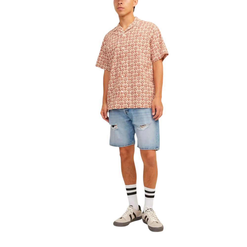 Jack Jones – Hellblaue Baumwoll-Bermuda