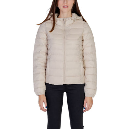 Only Beige Nylon Shell Jacket