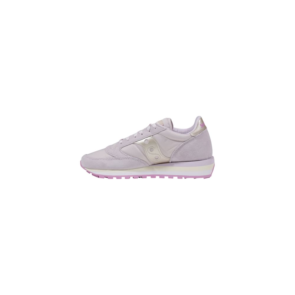 Saucony – Rosa Wildleder-Sneaker
