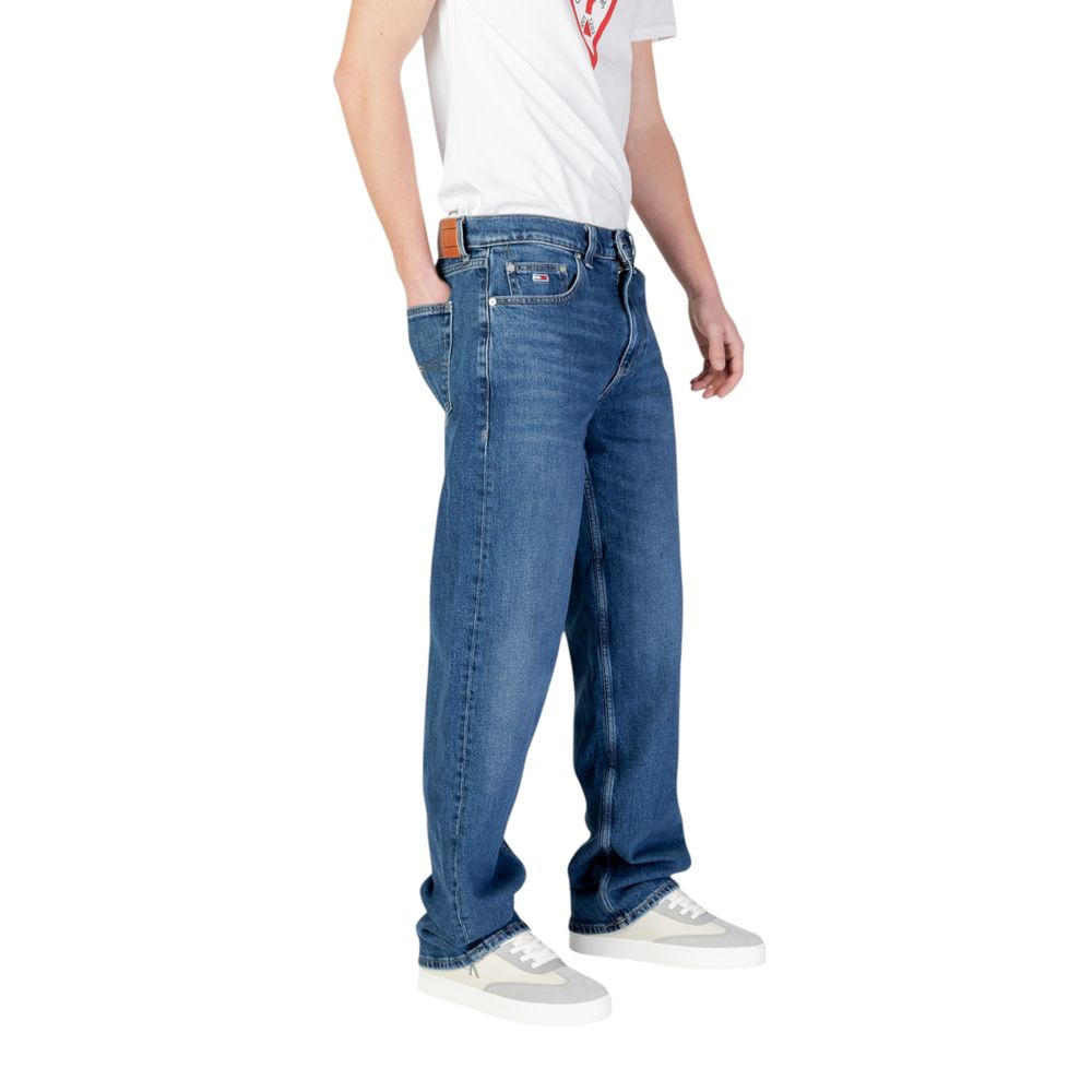Tommy Hilfiger Jeans – Blaue Jeans aus recycelter Baumwolle mit entspannter Passform