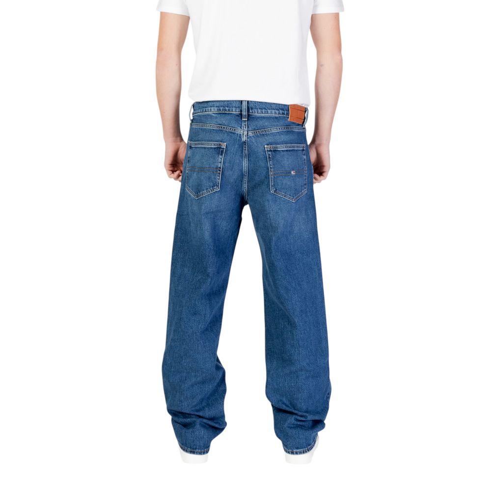 Tommy Hilfiger Jeans – Blaue Jeans aus recycelter Baumwolle mit entspannter Passform