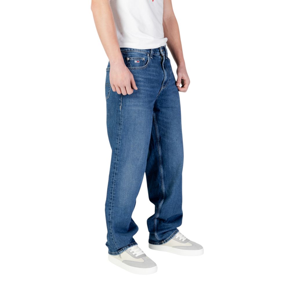 Tommy Hilfiger Jeans – Blaue Jeans aus recycelter Baumwolle mit entspannter Passform