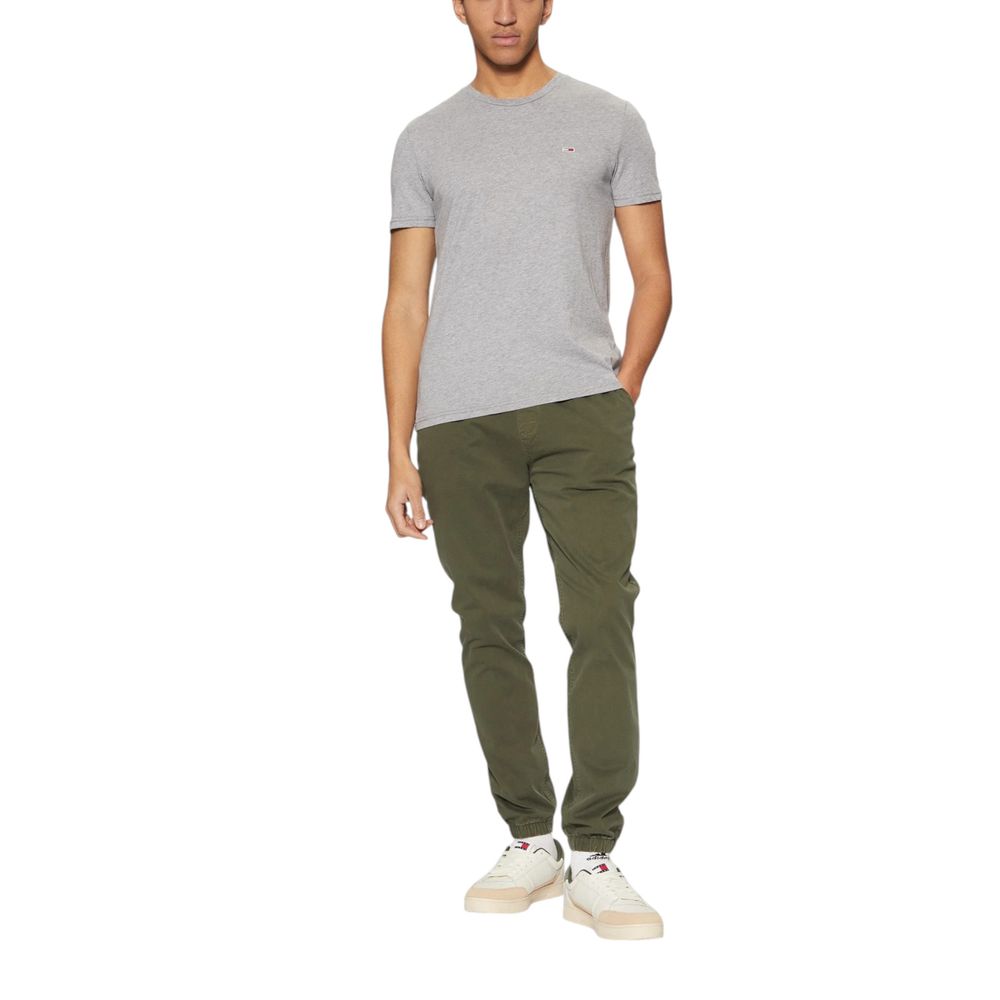 Tommy Hilfiger Jeans – Grüne Baumwollhose