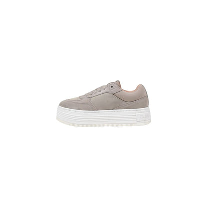Calvin Klein Jeans – Beige Sneaker aus recycelter Baumwolle