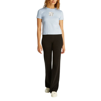 Calvin Klein Jeans – T-Shirt aus recycelter Baumwolle, Blau