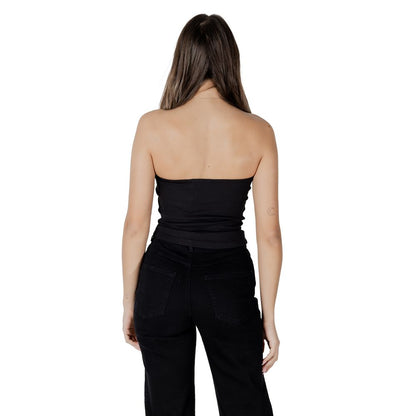 Calvin Klein Jeans – Schwarzes Oberteil aus recycelter Baumwolle