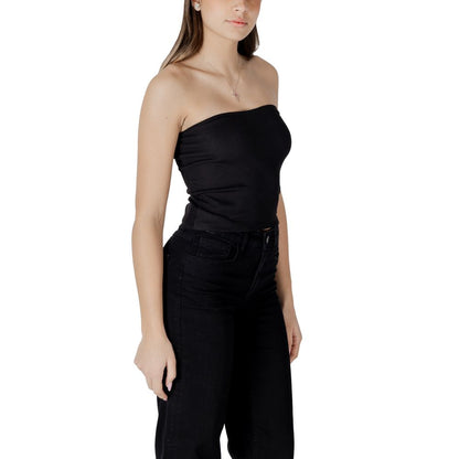 Calvin Klein Jeans – Schwarzes Oberteil aus recycelter Baumwolle