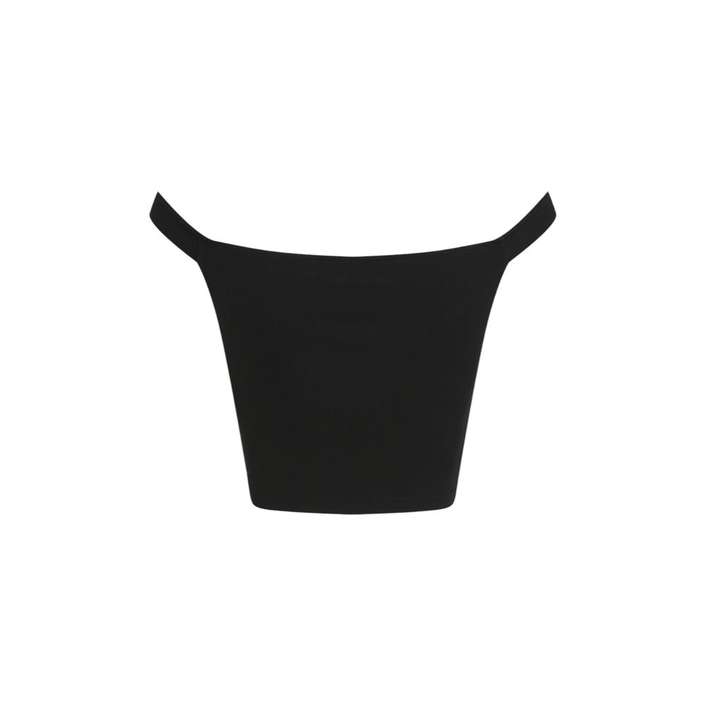 Calvin Klein Jeans – Schwarzes Viskose-Top