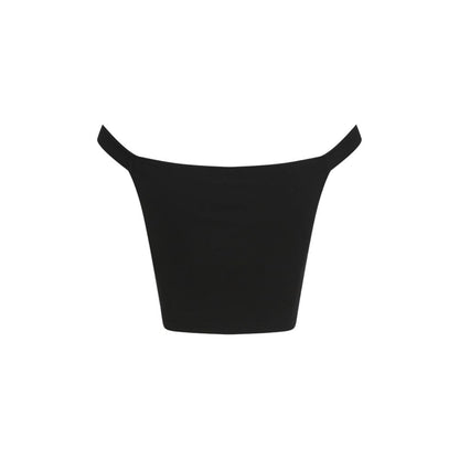 Calvin Klein Jeans – Schwarzes Viskose-Top