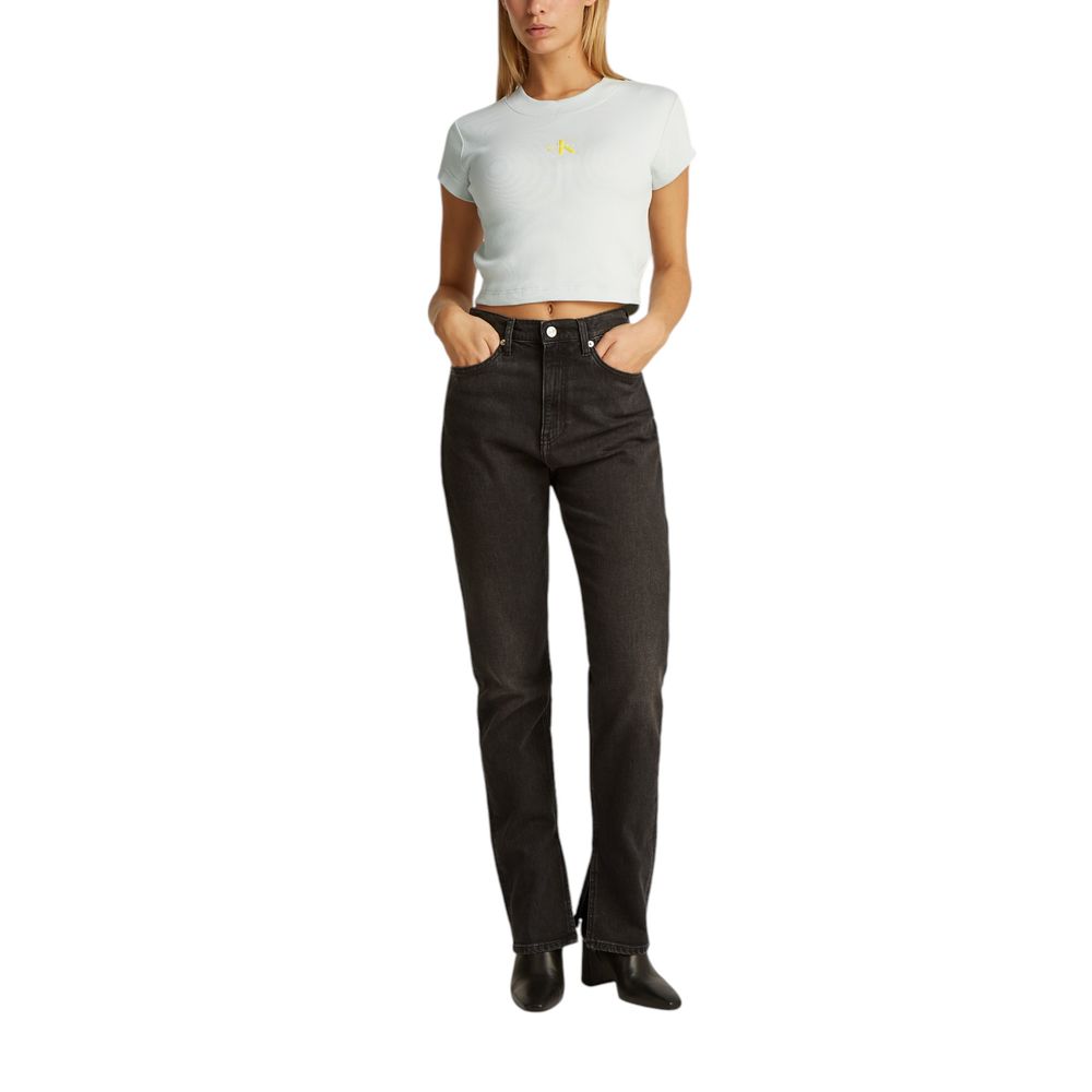 Calvin Klein Jeans – Grünes Baumwoll-T-Shirt