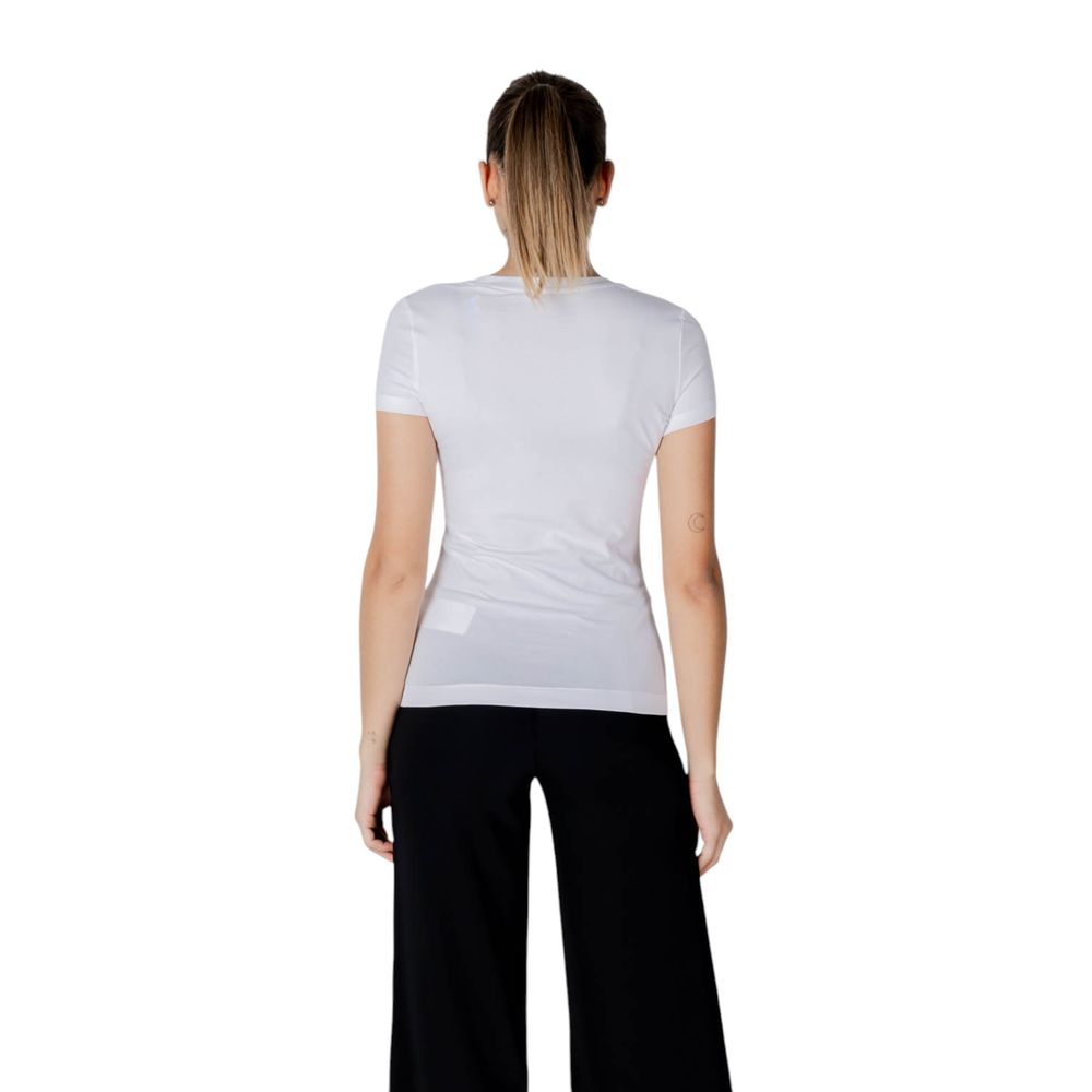 Guess – Weißes Baumwoll-T-Shirt