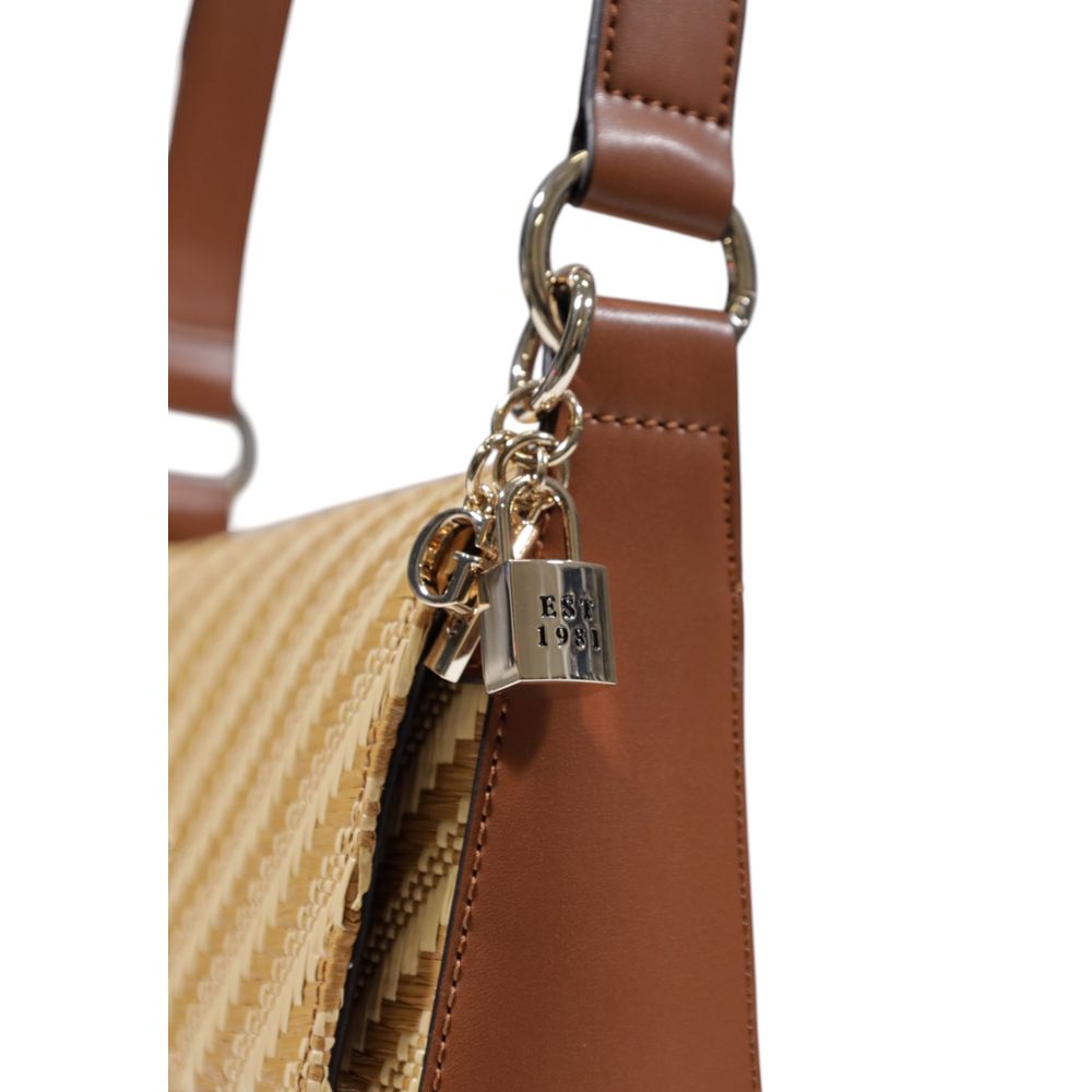 Guess – Beige Handtasche aus Polypropylen