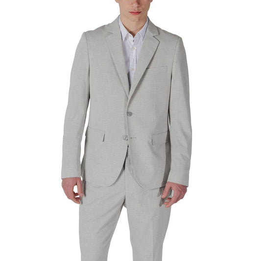 Antony Morato Grauer Polyester-Blazer