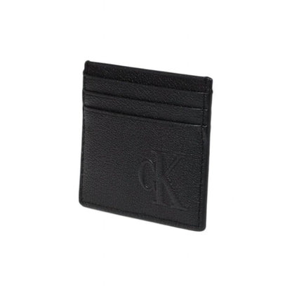 Calvin Klein Jeans Black Leather Cardholder