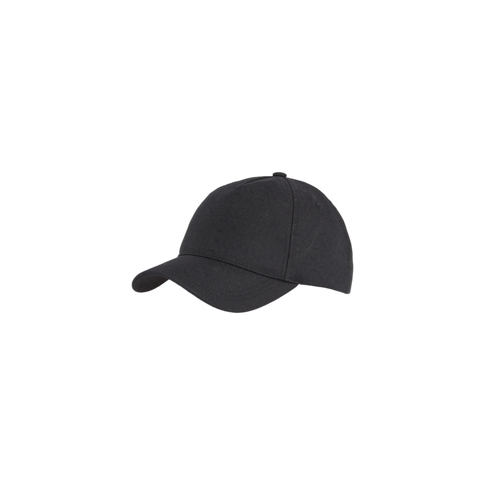 Calvin Klein – Schwarze Baseballkappe aus recyceltem Polyester