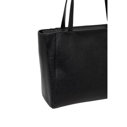 Calvin Klein – Schwarze Handtasche aus recyceltem Polyester