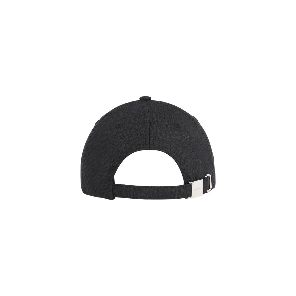 Calvin Klein – Schwarze Baseballkappe aus recyceltem Polyester