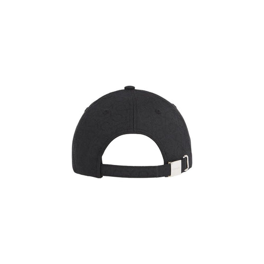Calvin Klein – Schwarze Baseballkappe aus recyceltem Polyester