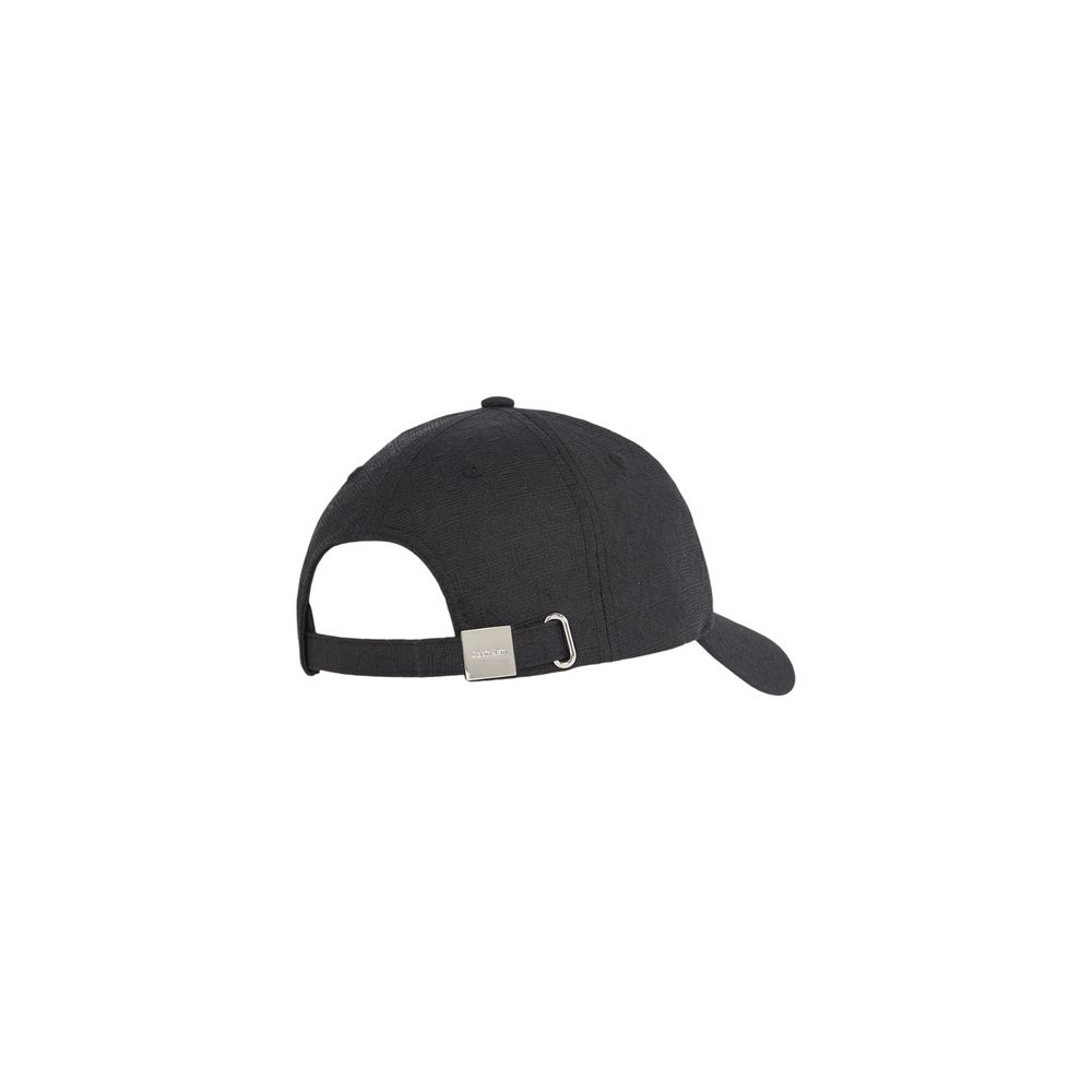 Calvin Klein – Schwarze Baseballkappe aus recyceltem Polyester