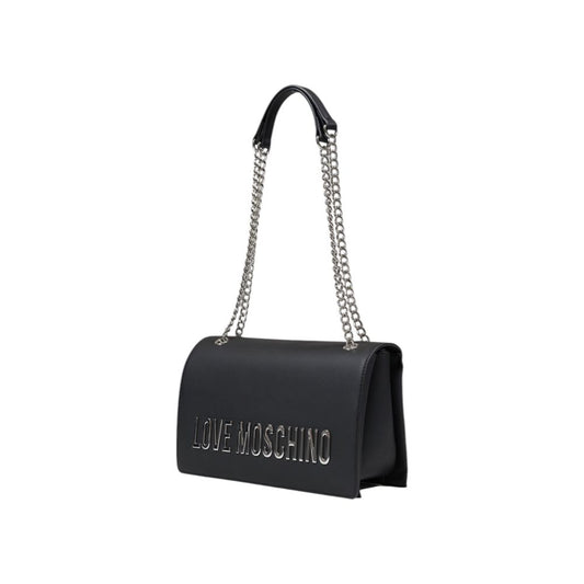 Love Moschino – Graue Handtasche aus Polyethylen