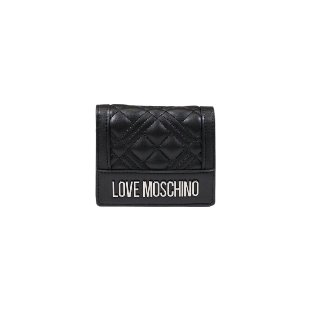Love Moschino – Schwarze Geldbörse aus Polyethylen