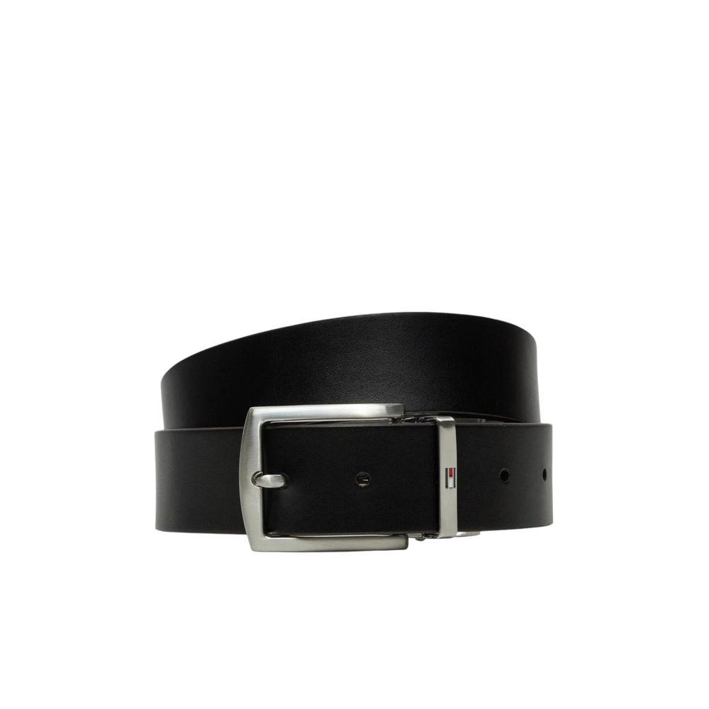 Tommy Hilfiger – Schwarzer Ledergürtel