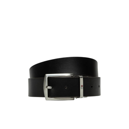 Tommy Hilfiger – Schwarzer Ledergürtel