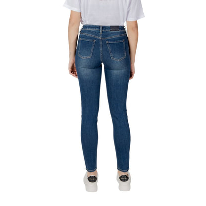 Armani Exchange – Blaue Skinny-Jeans aus Baumwolle