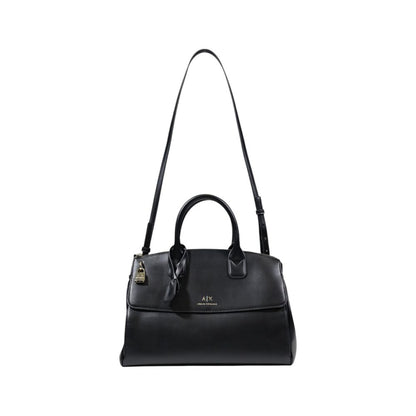 Armani Exchange – Schwarze Polyester-Handtasche