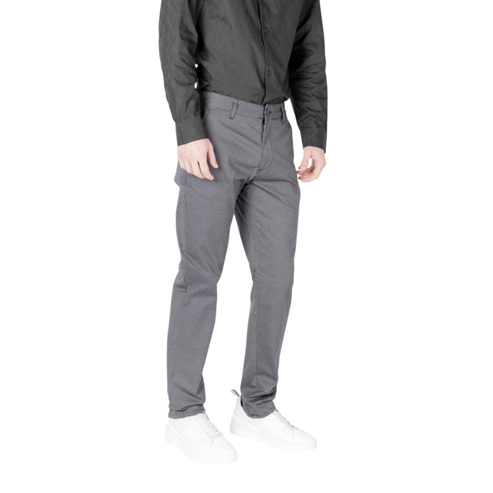 Armani Exchange – Enge Baumwollhose in Blau