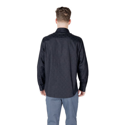 Blaues Baumwollhemd von Armani Exchange