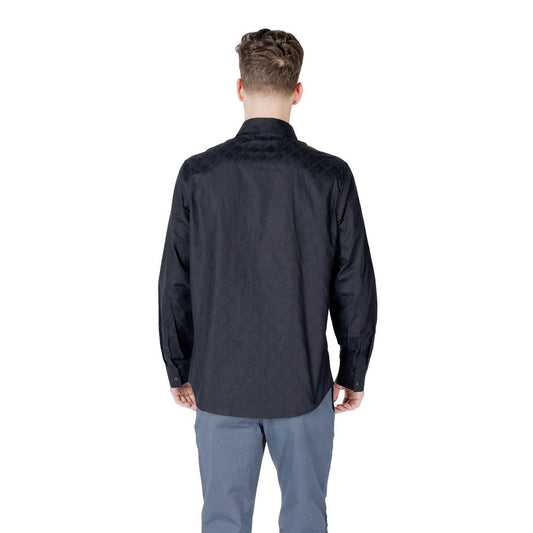 Blaues Baumwollhemd von Armani Exchange